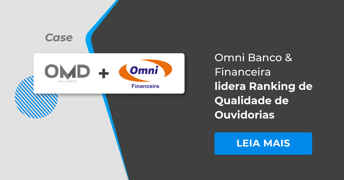 Omni Banco & Financeira lidera Ranking de Qualidade de Ouvidorias