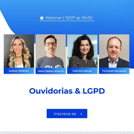 Bnner vídeo aula ouvidoria