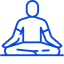 ícone meditação