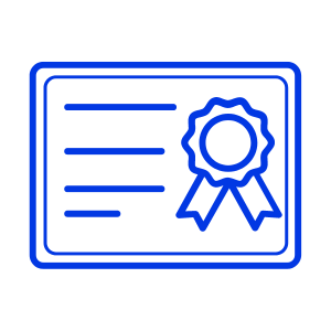 ícone certificado